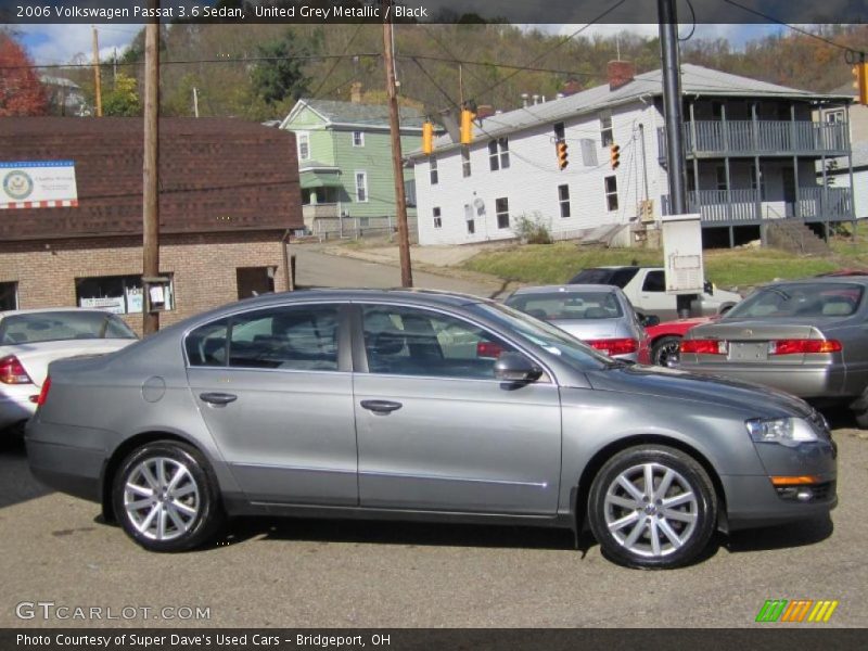 United Grey Metallic / Black 2006 Volkswagen Passat 3.6 Sedan