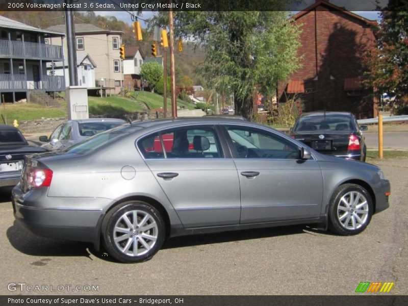 United Grey Metallic / Black 2006 Volkswagen Passat 3.6 Sedan