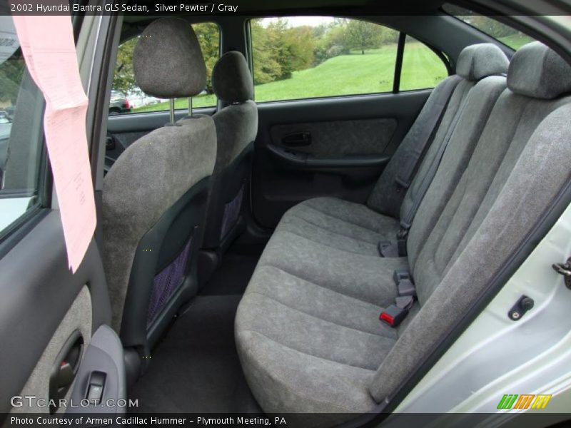 Silver Pewter / Gray 2002 Hyundai Elantra GLS Sedan