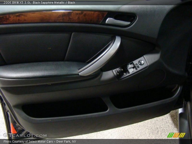 Black Sapphire Metallic / Black 2006 BMW X5 3.0i