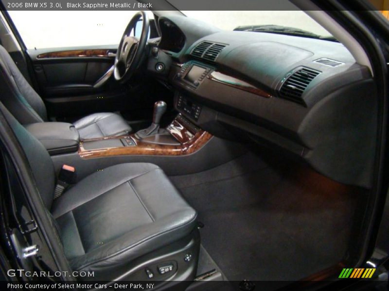 Black Sapphire Metallic / Black 2006 BMW X5 3.0i
