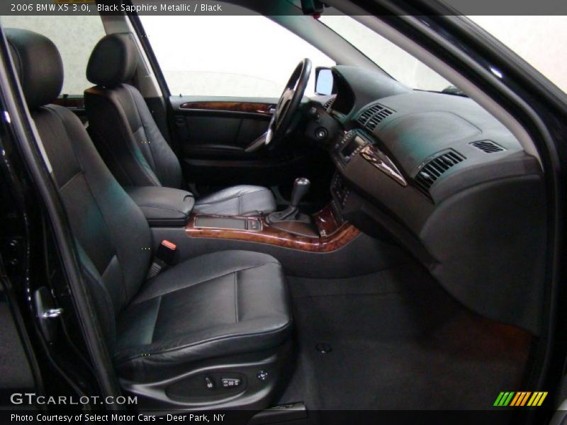 Black Sapphire Metallic / Black 2006 BMW X5 3.0i