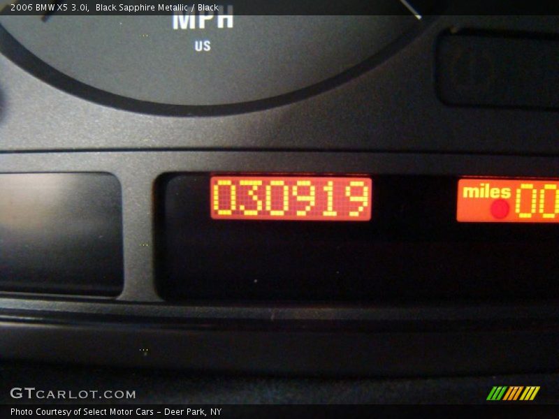 Black Sapphire Metallic / Black 2006 BMW X5 3.0i