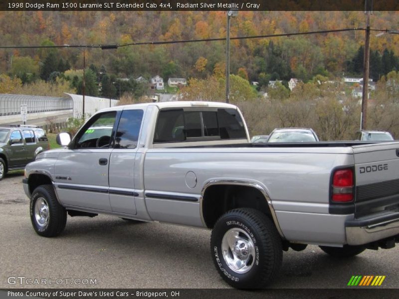 Radiant Silver Metallic / Gray 1998 Dodge Ram 1500 Laramie SLT Extended Cab 4x4