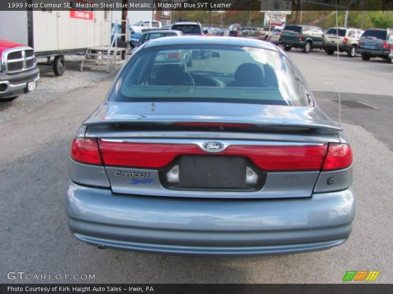 Medium Steel Blue Metallic / Midnight Blue SVT Leather 1999 Ford Contour SE