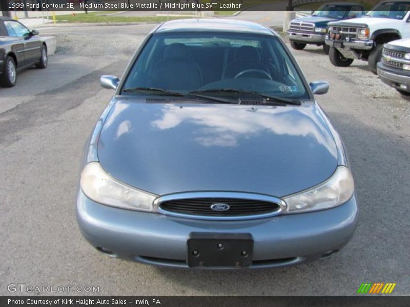 Medium Steel Blue Metallic / Midnight Blue SVT Leather 1999 Ford Contour SE