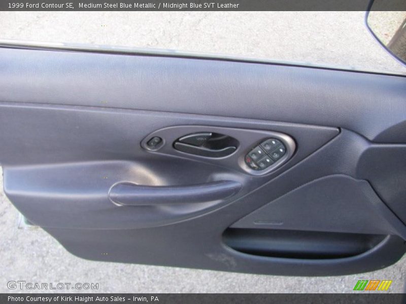 Medium Steel Blue Metallic / Midnight Blue SVT Leather 1999 Ford Contour SE