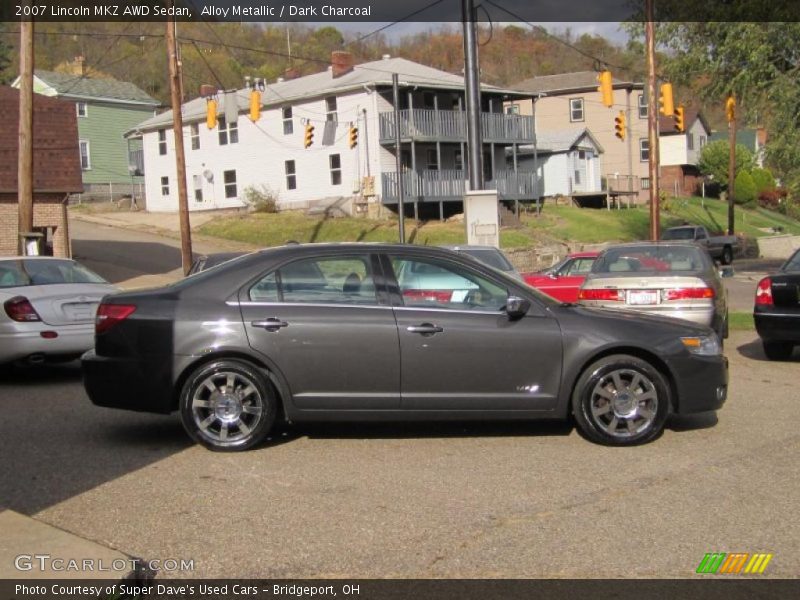 Alloy Metallic / Dark Charcoal 2007 Lincoln MKZ AWD Sedan