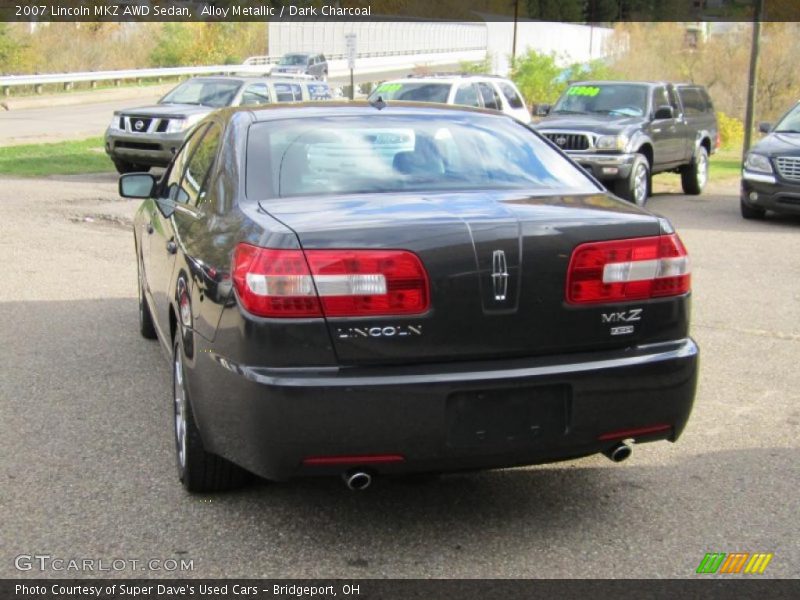 Alloy Metallic / Dark Charcoal 2007 Lincoln MKZ AWD Sedan