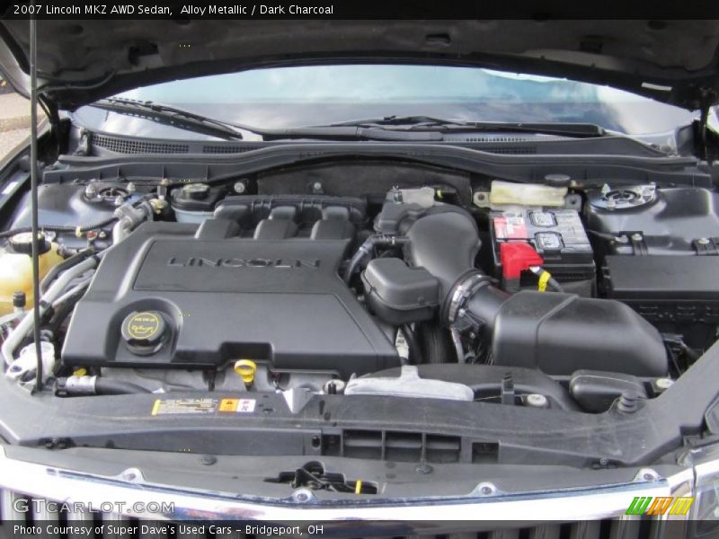 Alloy Metallic / Dark Charcoal 2007 Lincoln MKZ AWD Sedan
