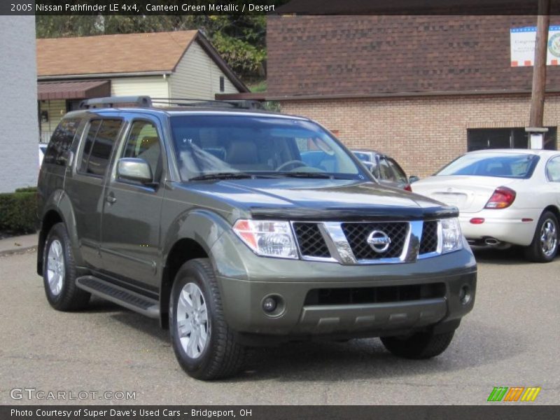 Canteen Green Metallic / Desert 2005 Nissan Pathfinder LE 4x4