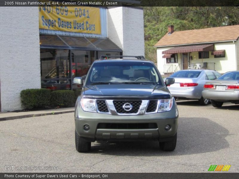 Canteen Green Metallic / Desert 2005 Nissan Pathfinder LE 4x4