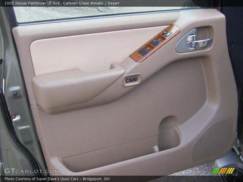 Canteen Green Metallic / Desert 2005 Nissan Pathfinder LE 4x4