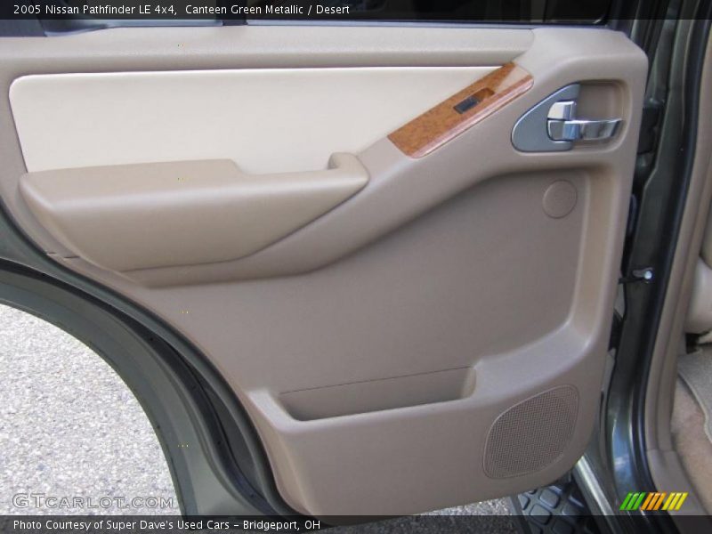 Canteen Green Metallic / Desert 2005 Nissan Pathfinder LE 4x4