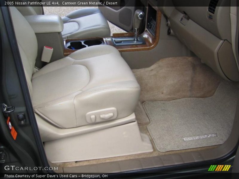 Canteen Green Metallic / Desert 2005 Nissan Pathfinder LE 4x4