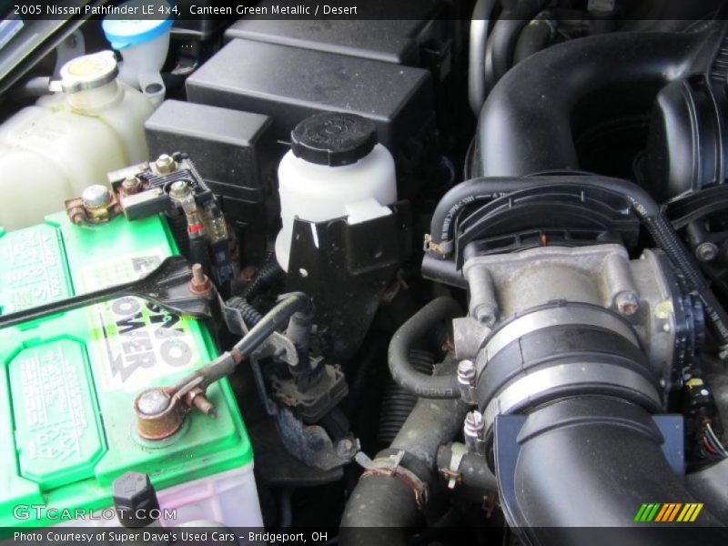 Canteen Green Metallic / Desert 2005 Nissan Pathfinder LE 4x4