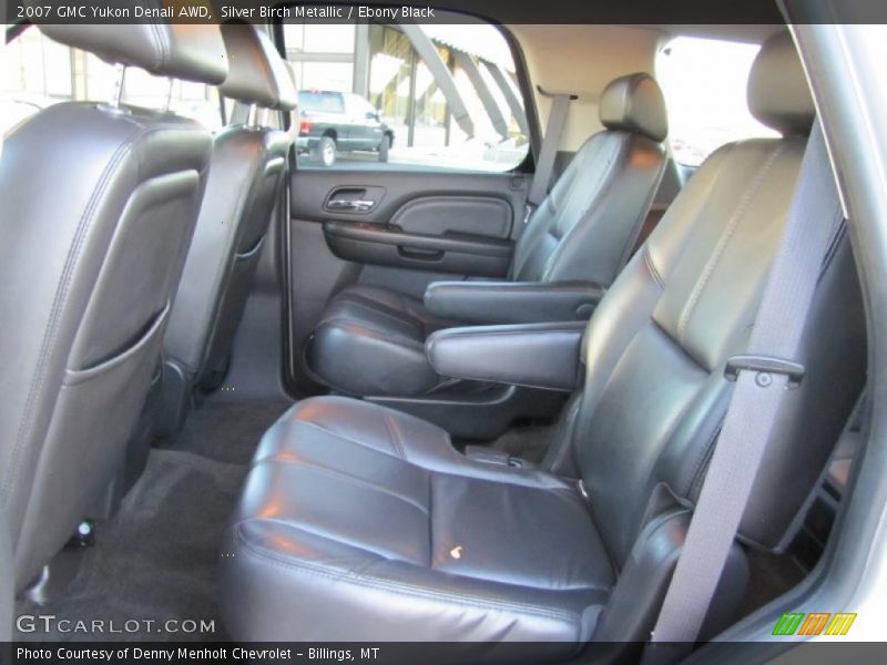 Silver Birch Metallic / Ebony Black 2007 GMC Yukon Denali AWD