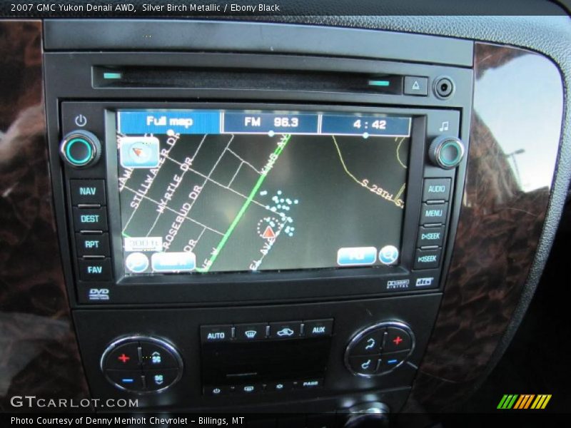 Silver Birch Metallic / Ebony Black 2007 GMC Yukon Denali AWD