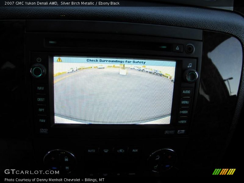 Silver Birch Metallic / Ebony Black 2007 GMC Yukon Denali AWD