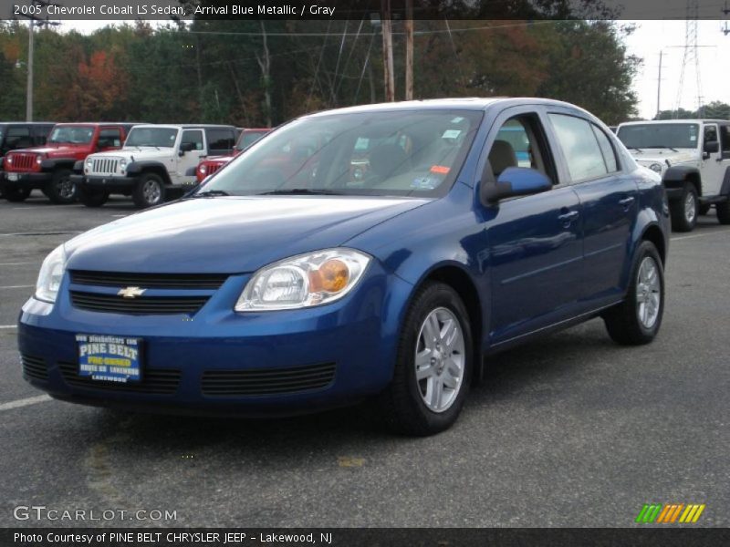 Arrival Blue Metallic / Gray 2005 Chevrolet Cobalt LS Sedan