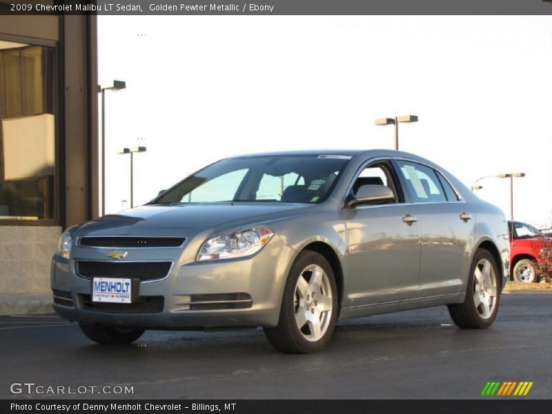 Golden Pewter Metallic / Ebony 2009 Chevrolet Malibu LT Sedan