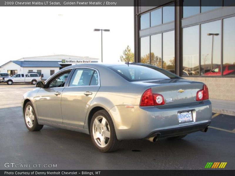 Golden Pewter Metallic / Ebony 2009 Chevrolet Malibu LT Sedan