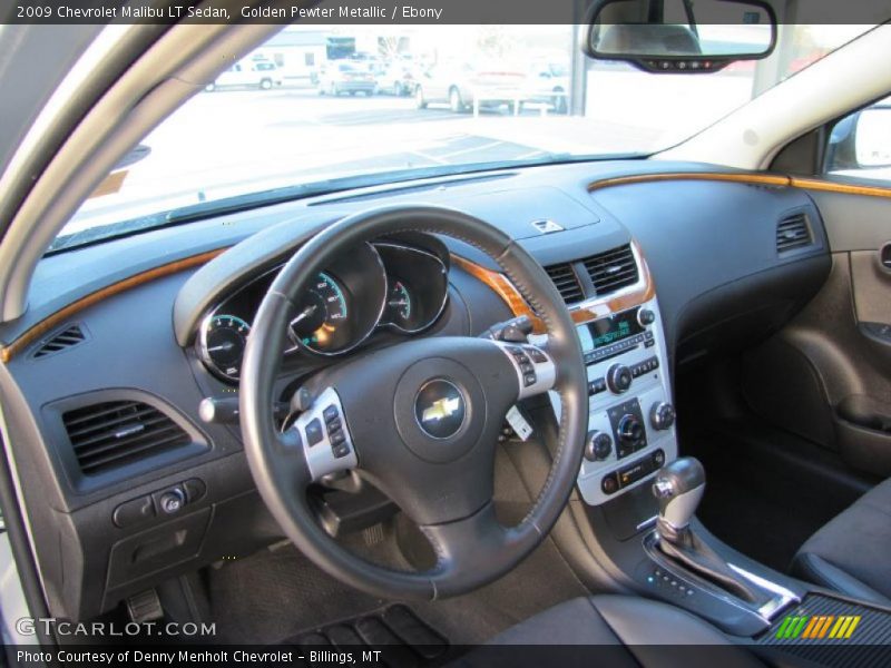 Golden Pewter Metallic / Ebony 2009 Chevrolet Malibu LT Sedan
