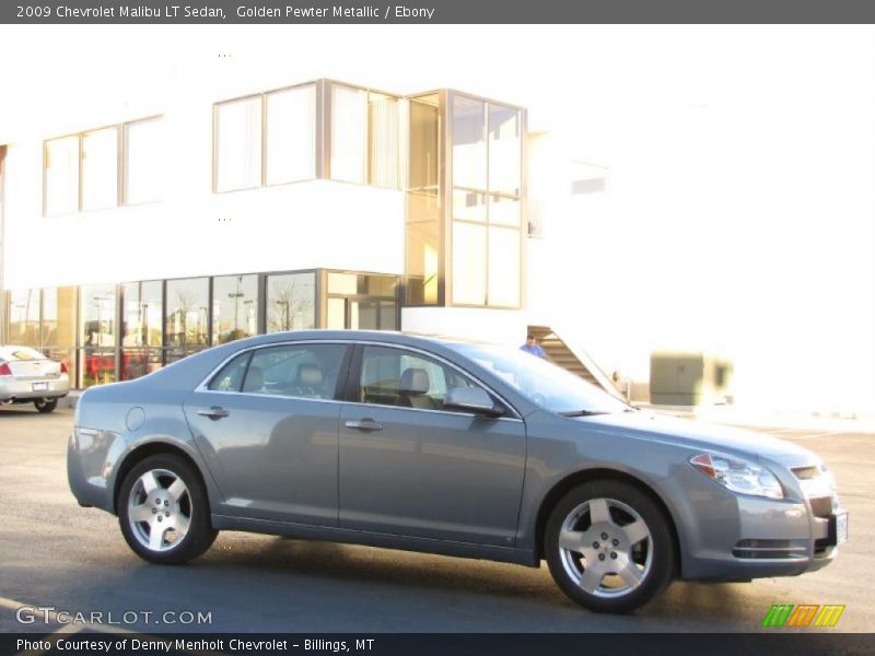 Golden Pewter Metallic / Ebony 2009 Chevrolet Malibu LT Sedan