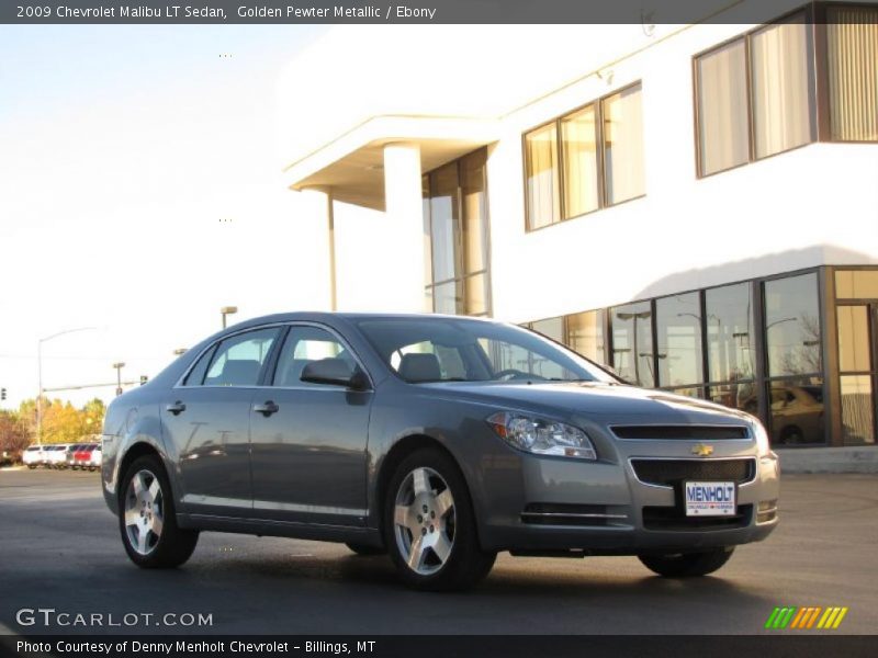 Golden Pewter Metallic / Ebony 2009 Chevrolet Malibu LT Sedan