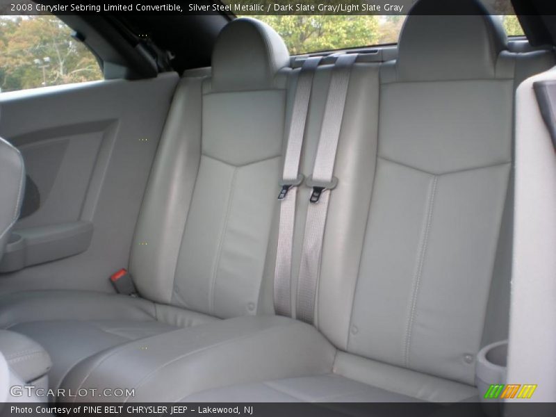 Silver Steel Metallic / Dark Slate Gray/Light Slate Gray 2008 Chrysler Sebring Limited Convertible