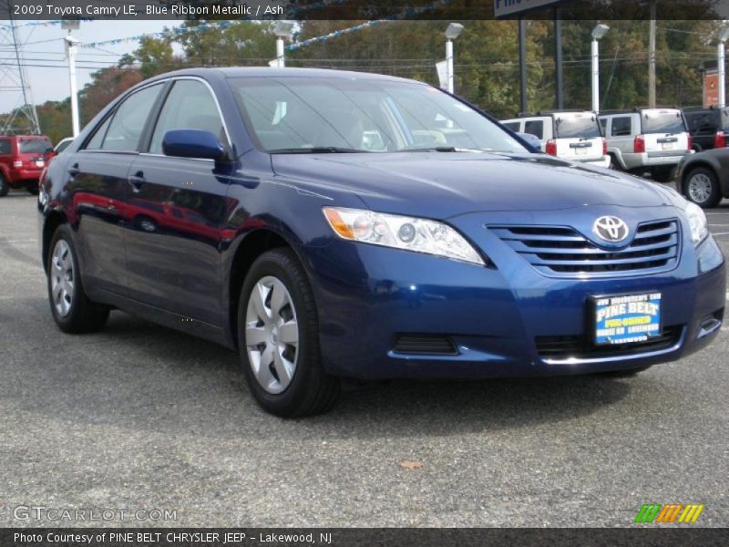 Blue Ribbon Metallic / Ash 2009 Toyota Camry LE