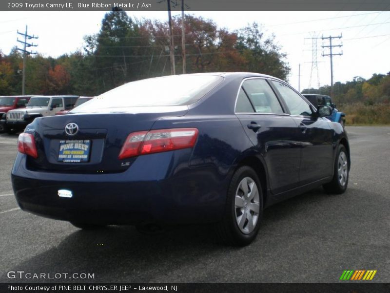 Blue Ribbon Metallic / Ash 2009 Toyota Camry LE