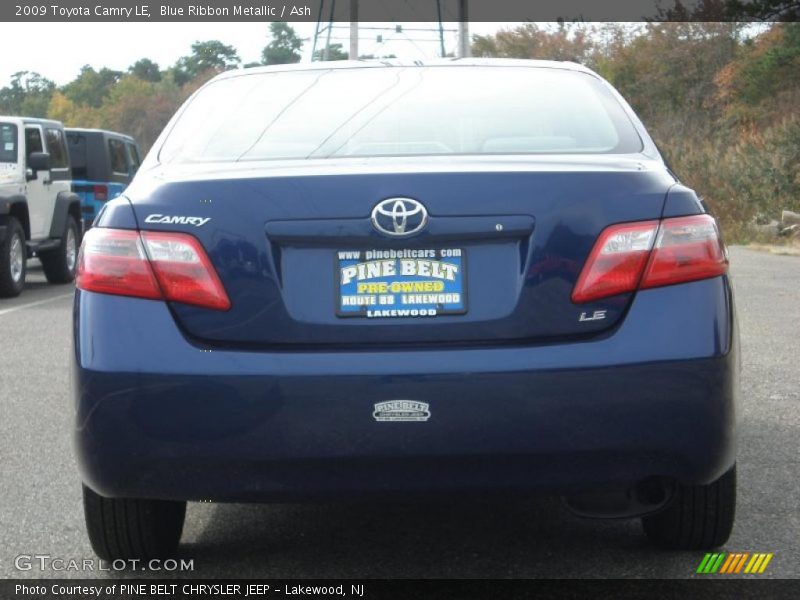 Blue Ribbon Metallic / Ash 2009 Toyota Camry LE