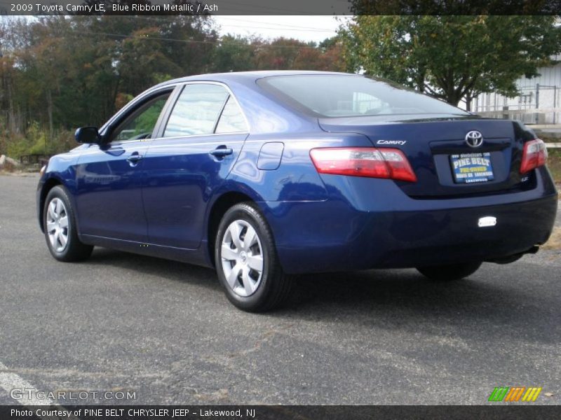 Blue Ribbon Metallic / Ash 2009 Toyota Camry LE