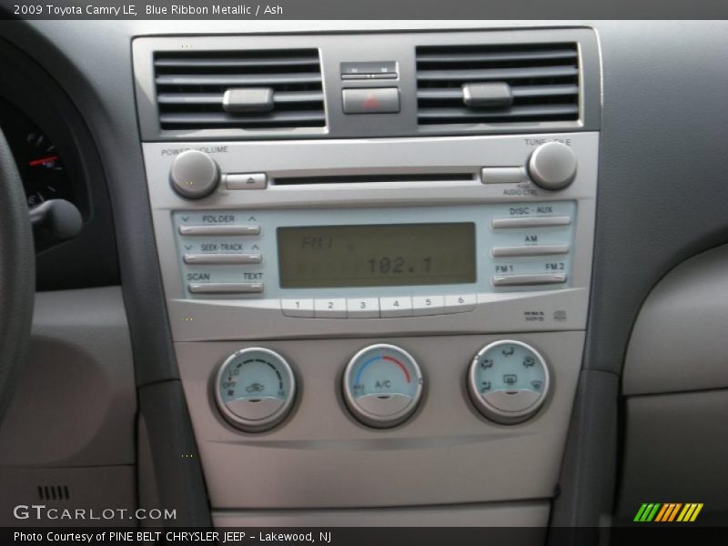 Blue Ribbon Metallic / Ash 2009 Toyota Camry LE