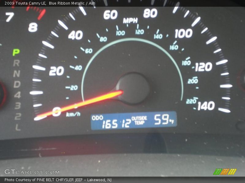 Blue Ribbon Metallic / Ash 2009 Toyota Camry LE