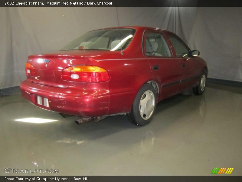 Medium Red Metallic / Dark Charcoal 2002 Chevrolet Prizm