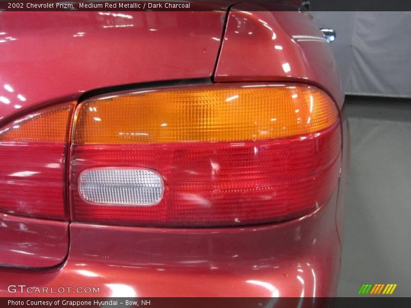 Medium Red Metallic / Dark Charcoal 2002 Chevrolet Prizm