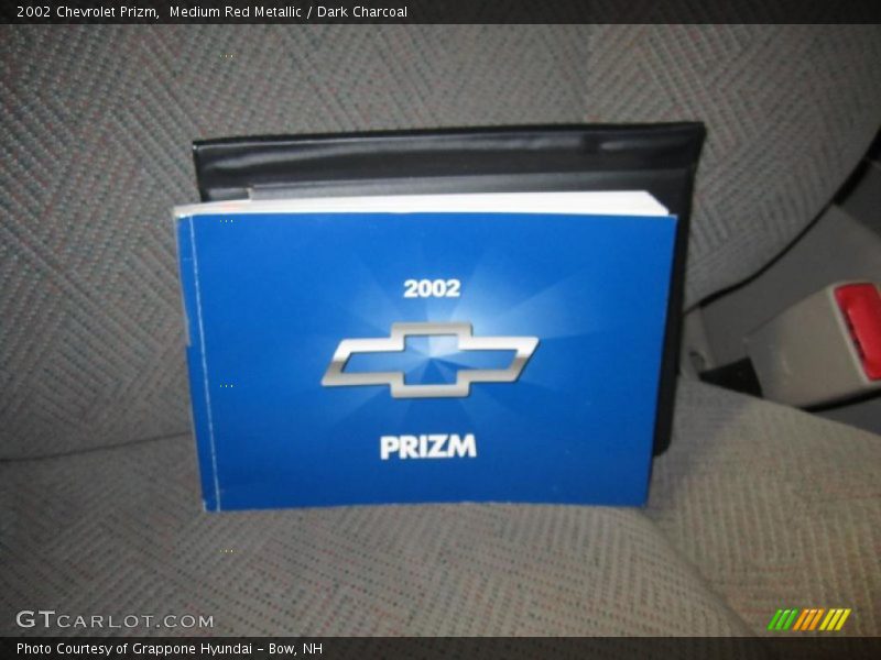 Medium Red Metallic / Dark Charcoal 2002 Chevrolet Prizm