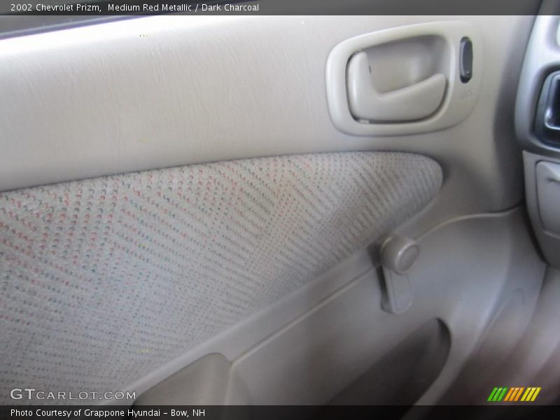 Medium Red Metallic / Dark Charcoal 2002 Chevrolet Prizm