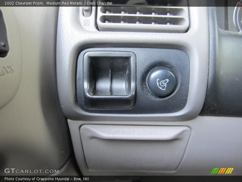 Medium Red Metallic / Dark Charcoal 2002 Chevrolet Prizm