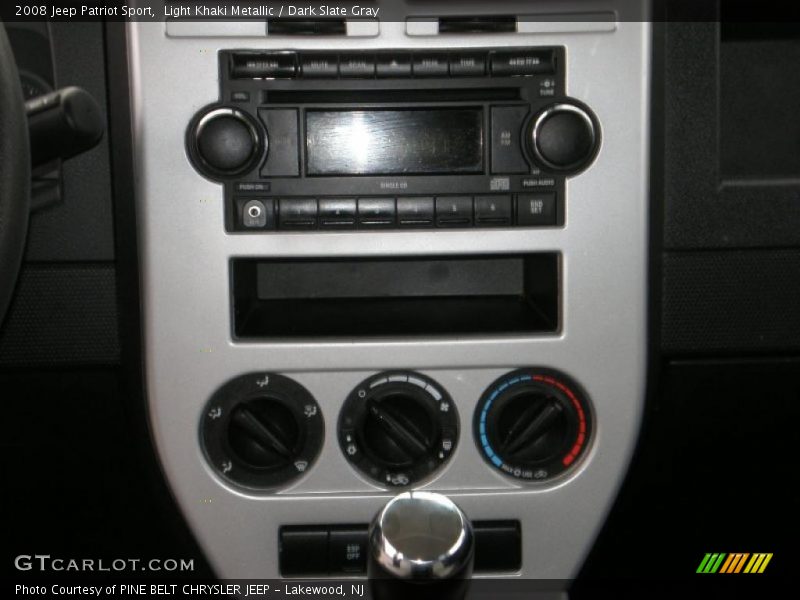 Light Khaki Metallic / Dark Slate Gray 2008 Jeep Patriot Sport