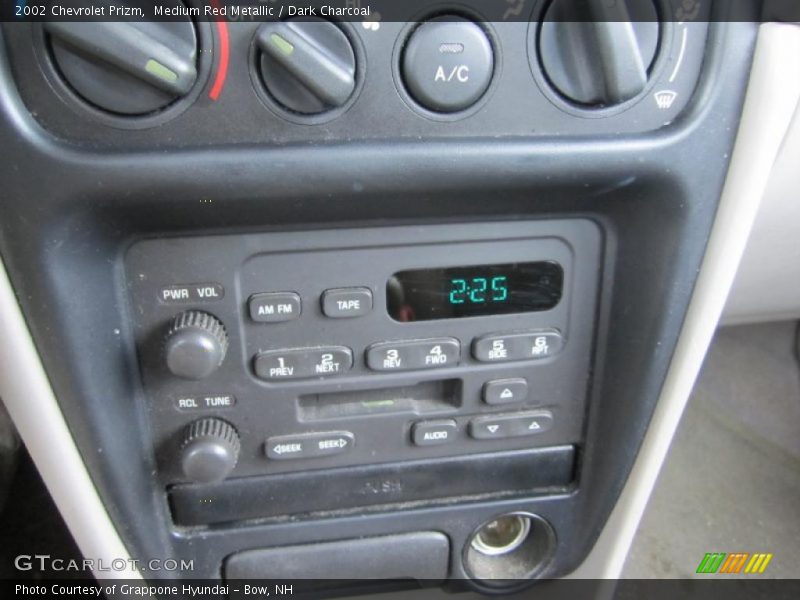 Controls of 2002 Prizm 