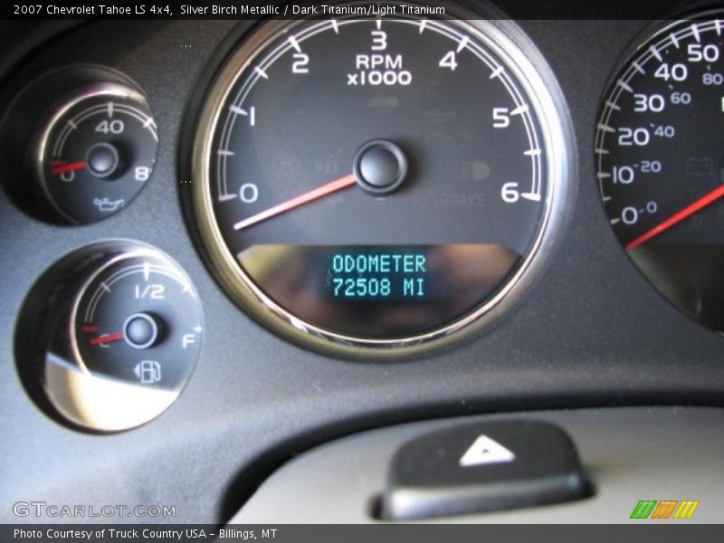 Silver Birch Metallic / Dark Titanium/Light Titanium 2007 Chevrolet Tahoe LS 4x4