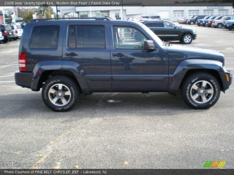 Modern Blue Pearl / Pastel Slate Gray 2008 Jeep Liberty Sport 4x4