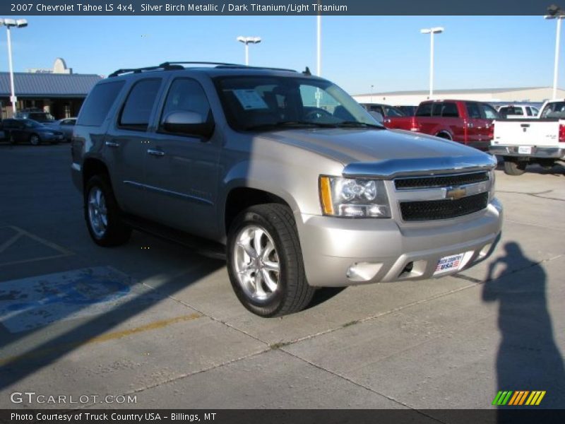 Silver Birch Metallic / Dark Titanium/Light Titanium 2007 Chevrolet Tahoe LS 4x4