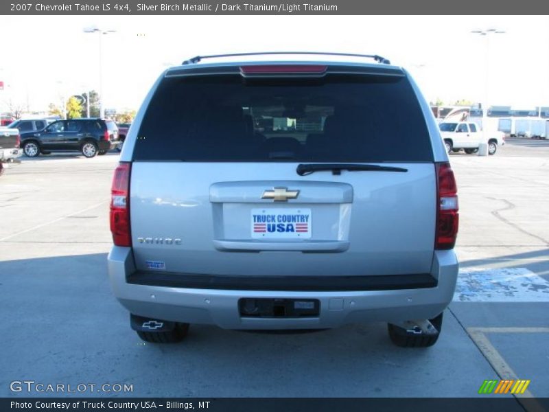 Silver Birch Metallic / Dark Titanium/Light Titanium 2007 Chevrolet Tahoe LS 4x4