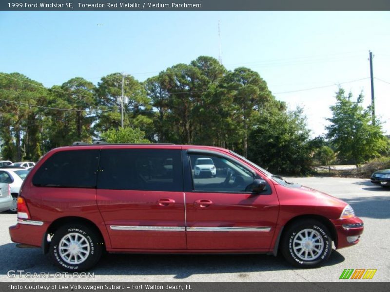 Toreador Red Metallic / Medium Parchment 1999 Ford Windstar SE