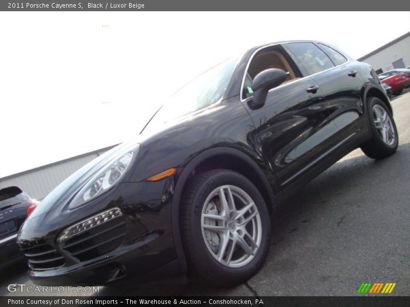 Black / Luxor Beige 2011 Porsche Cayenne S