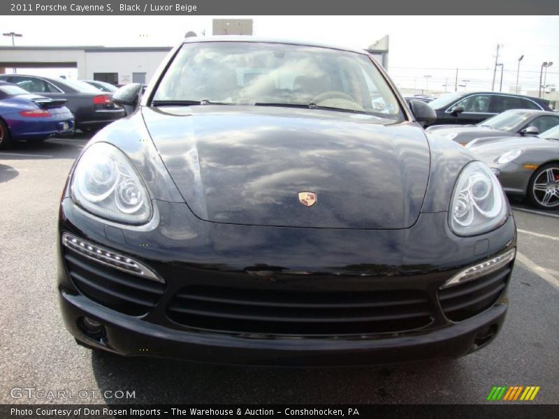 Black / Luxor Beige 2011 Porsche Cayenne S